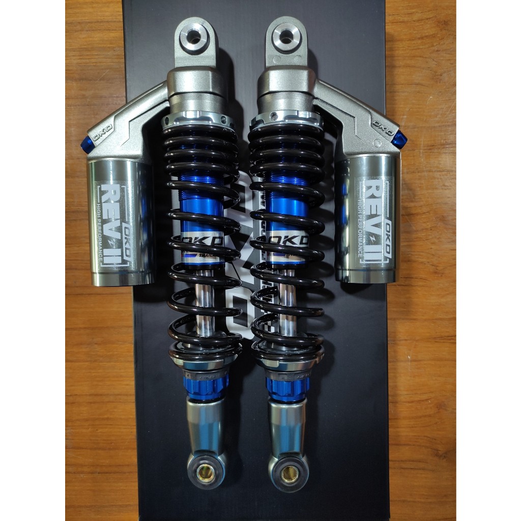 โช๊คOKD รุ่นREV II ใส่Waveแบบขาหลบบังโซ่