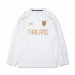 WARRIX เสื้อคอปกแขนยาว Football Lifestyle Oversize T-shirt Unisex (WA-254FBATH11)