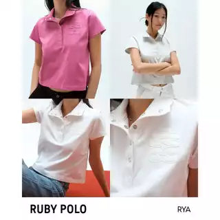 RYA RUBY POLO เสื้อโปโล คอปก คอตั้ง คอปีน ทรงพอดีตัว