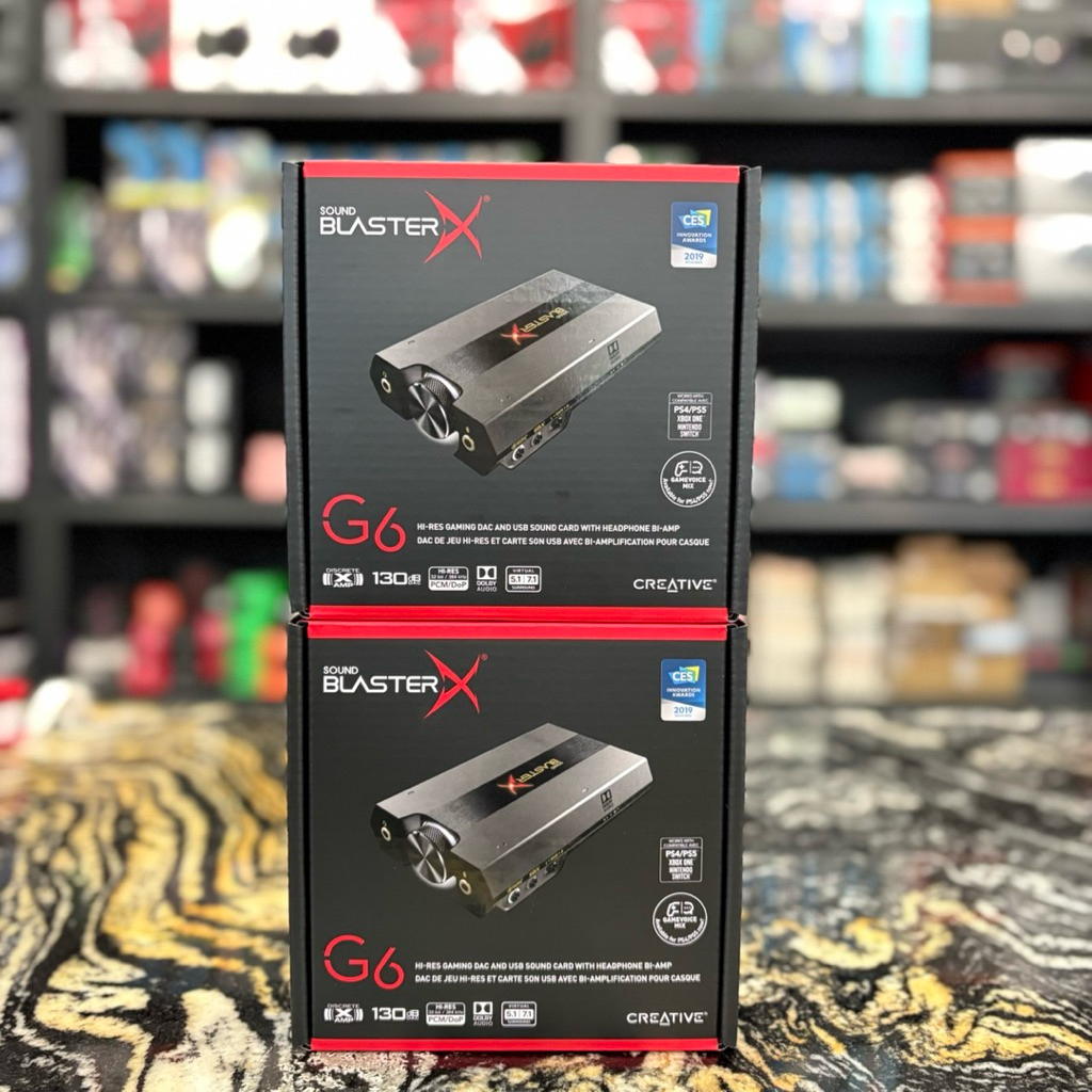 🛵มีส่งด่วน💨 CreativeI Sound Card Sound Blaster G6 USB-C External USB Sound Card ของแท้💯ประกันศูนย์ไท