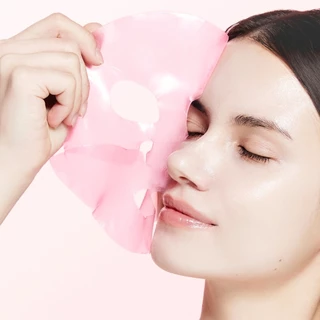 THE FACE SHOP AT HOME AESTHETICS COLLAGEN MASK มาส์ก คอลลาเจนไฮโดรเจล อิ่มฟู เนียนนุ่ม กระจ่างใส