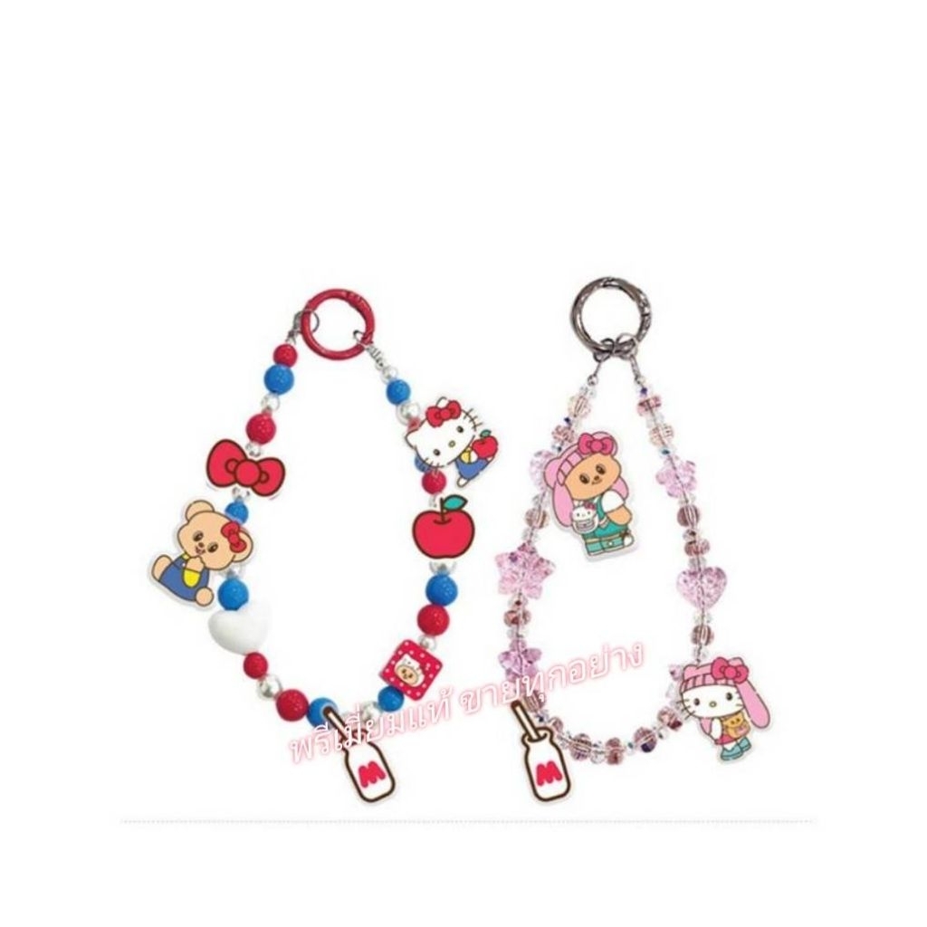 สายคล้องอเนกประสงค์ Hello Kitty X Butterbear คละลาย สายคล้องอเนกประสงค์ 100%
