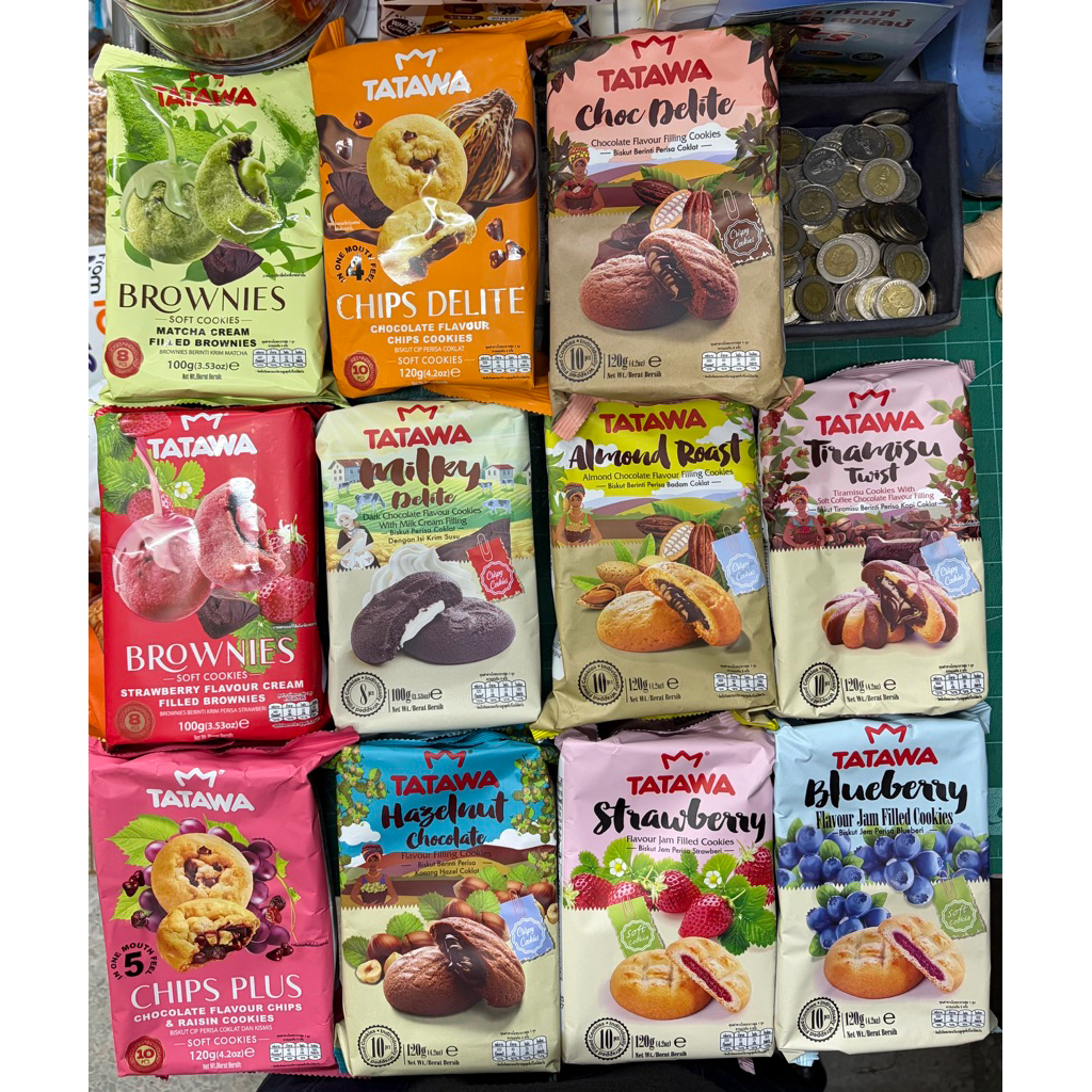 คุกกี้ทาทาว่า 🍪 Tatawa Cookies มีทั้งหมด 12 แบบจ้าาาา
