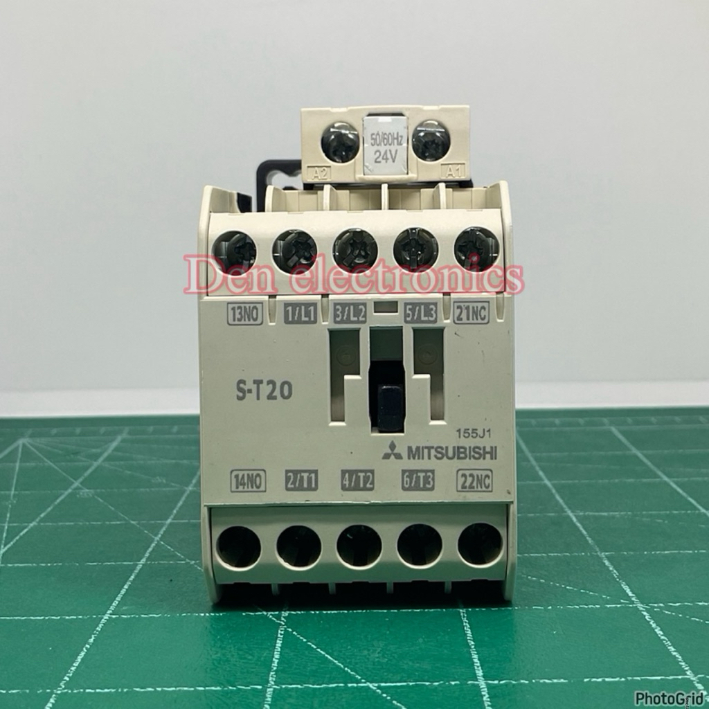 S-T20  ST20 lth=20A  24VAC ยี่ห้อ MITSUBISHI แมกเนติก คอนแทคเตอร์ MAGNETIC CONTACTOR พร้อมส่ง(ของใหม