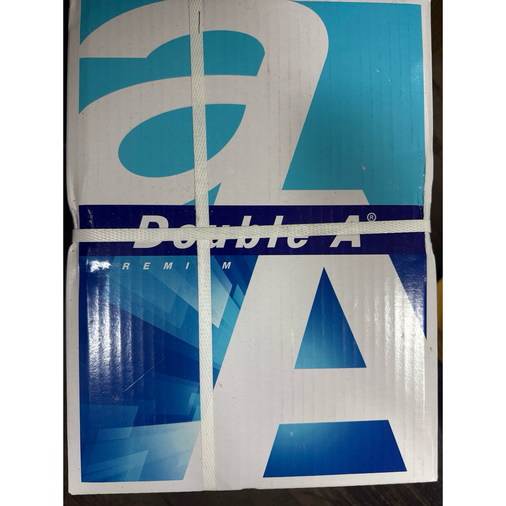 500 แผ่น กระดาษถ่ายเอกสาร Double A A4 80 แกรม สำหรับงานพิมพ์คุณภาพ 1 ลัง 4 รีม