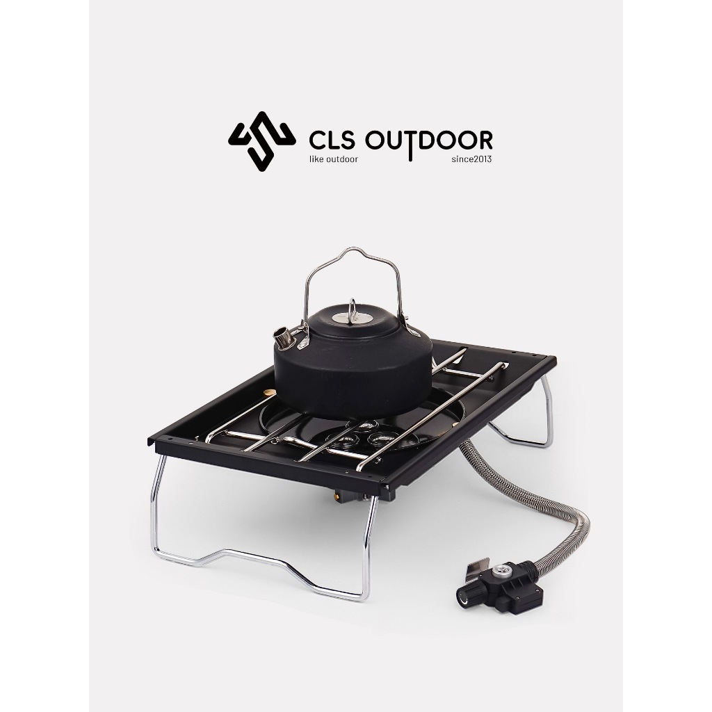 CLS เตาแก๊ส สแตนเลส IGT Unit SUS Gas stove ทรงตะแกรง ใส่โต๊ะ IGT ได้ทุกยี่ห้อ พร้อมเคสจัดเก็บ