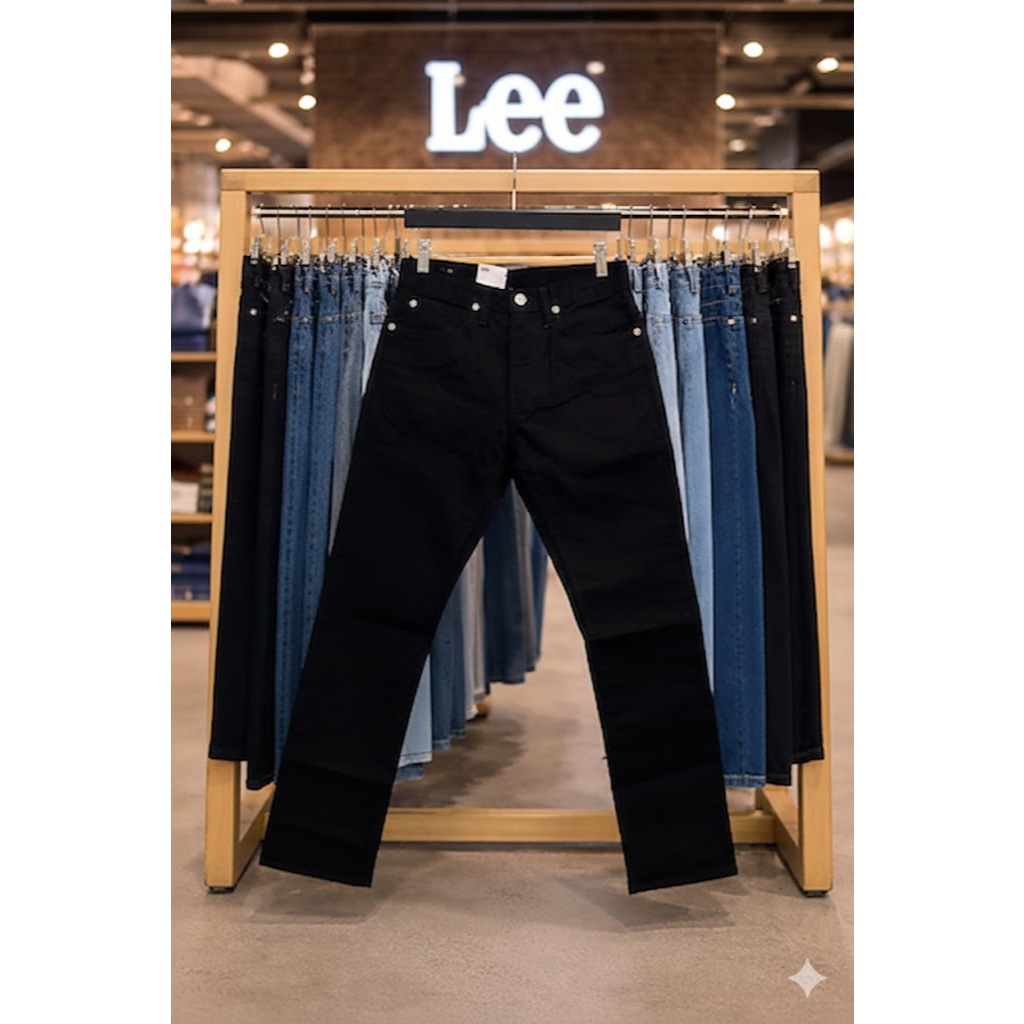 กางเกงขายาวผู้ชาย แบรนด์ LEE สีดำ