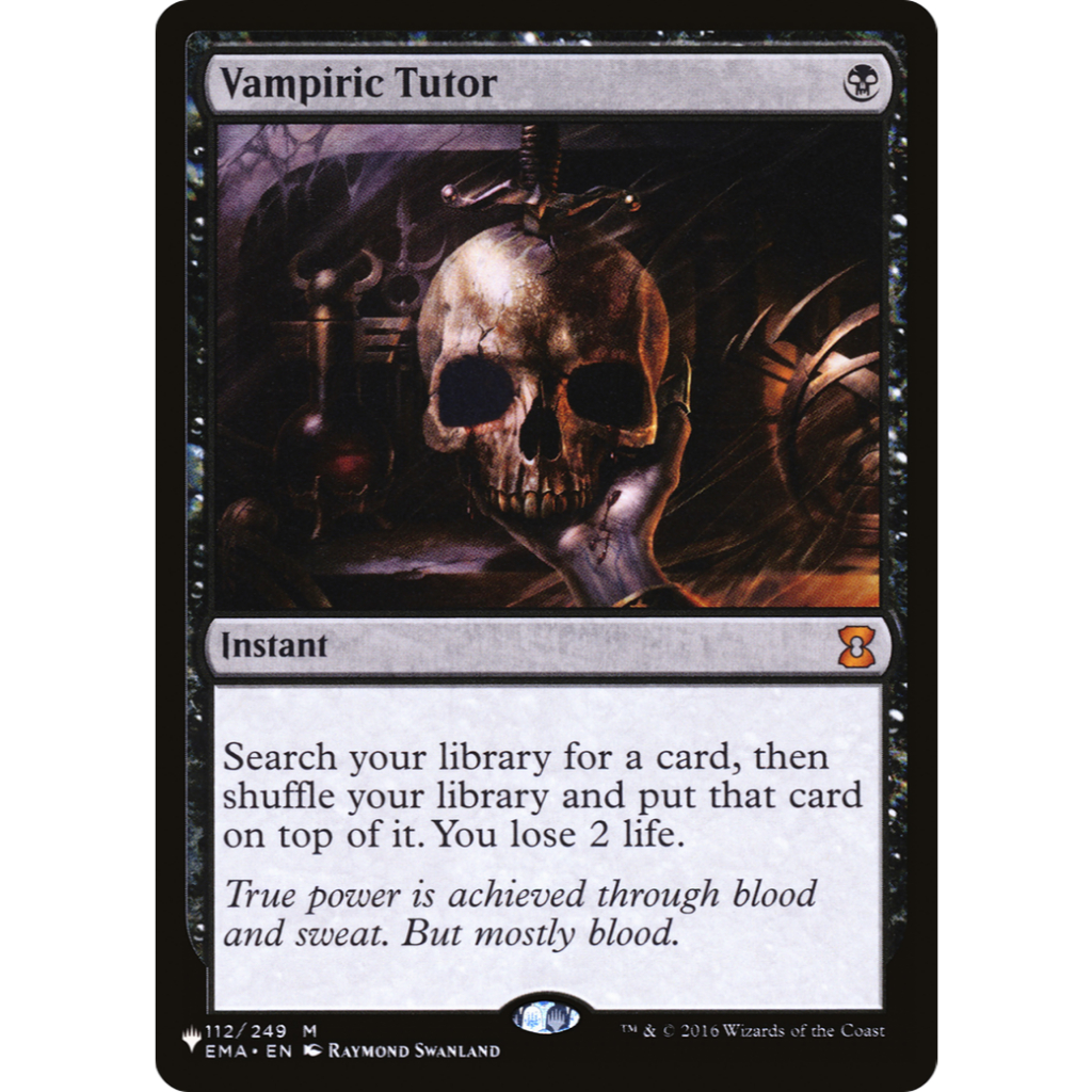 Mystery Booster/The List: Vampiric Tutor