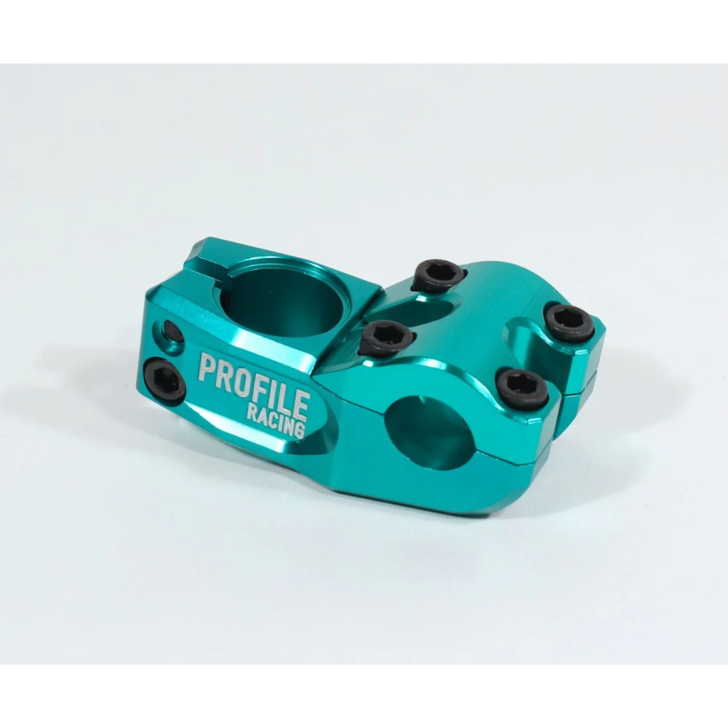 สเต็มจักรยาน BMX Profile Racing Mulville Push Top Load Stem Aqua 48mm
