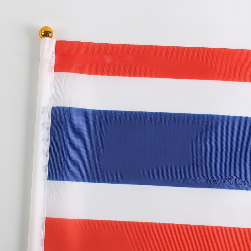 ส่งจากไทย 25PCS ธงชาติไทย ธงไทยเล็ก ธงโบกชาติไทย รูปที่ 4