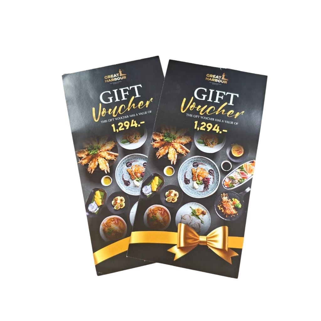 Voucher บัตร กำนัล Buffet Great Harbour x 2