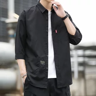 เสื้อเชิ้ตผู้ชายสไตล์ฤดูร้อนเสื้อผู้ชาย และเสื้อผู้ชายธุรกิจสบาย ๆ