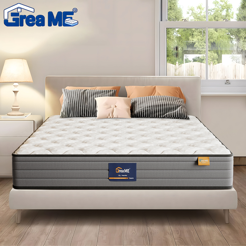 【รับประกัน 10 ปี】GreaME หนา 8 นิ้ว ที่นอน 3.5 ฟุต/5 ฟุต/6 ฟุต ที่นอนสปริง นอนหลับสบาย การสนับสนุนที่