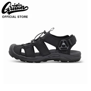 GRITION Men Sandals Outdoor Sports Non-slip Beach Durable Quick-drying Comfortable Stream Trekking Long-distance Shoes