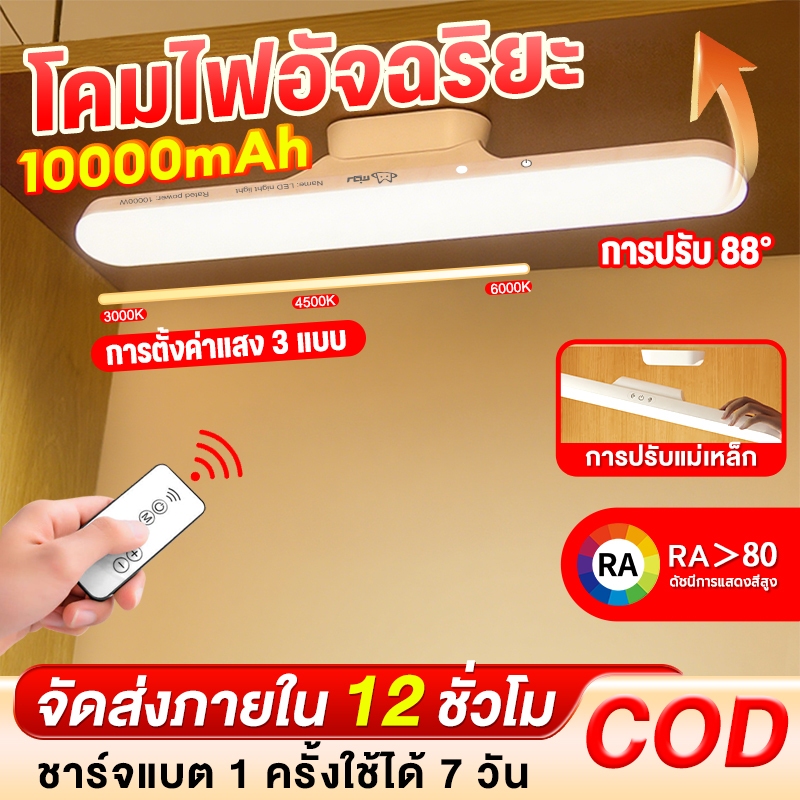 TZL【รับประกัน 30ปี】โคมไฟตั้งโต๊ะ เปิดได้ 3 แสง 28cm ไฟแม่เหล็ก ไฟอ่านหนังสือ ไฟ LED USB ไฟแต่งห้อง ไฟled ไฟ5v ไฟติดห้อง