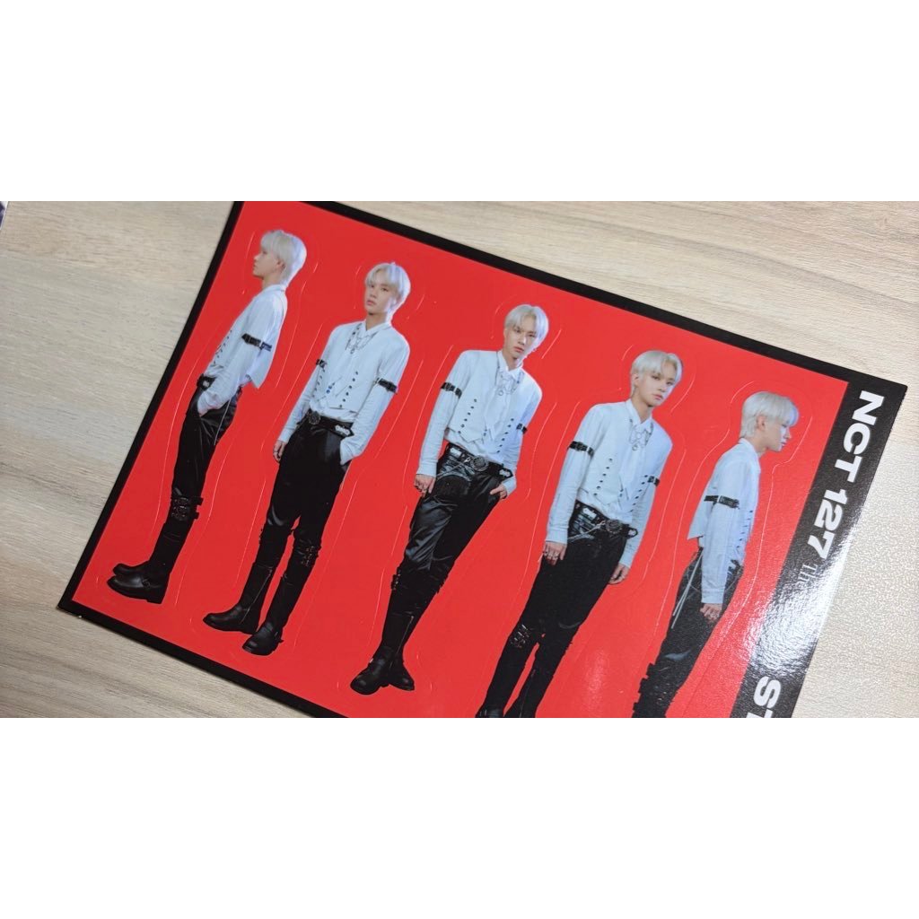 สติกเกอร์ จองอู Jungwoo NCT127 อัลบั้ม Sticker