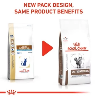 Royal Canin Gastrointestinal Moderate Calorie อาหารแมวประกอบการรักษาโรคทางเดินอาหาร จำกัดพลังงาน 2kg