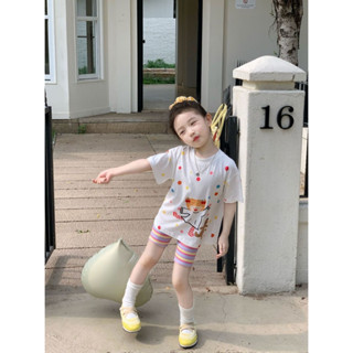 [Namsaii kids]🔥พร้อมส่ง🔥ชุดเซท2ชิ้น ชุดเด็กผู้หญิง กางเกงขาส…