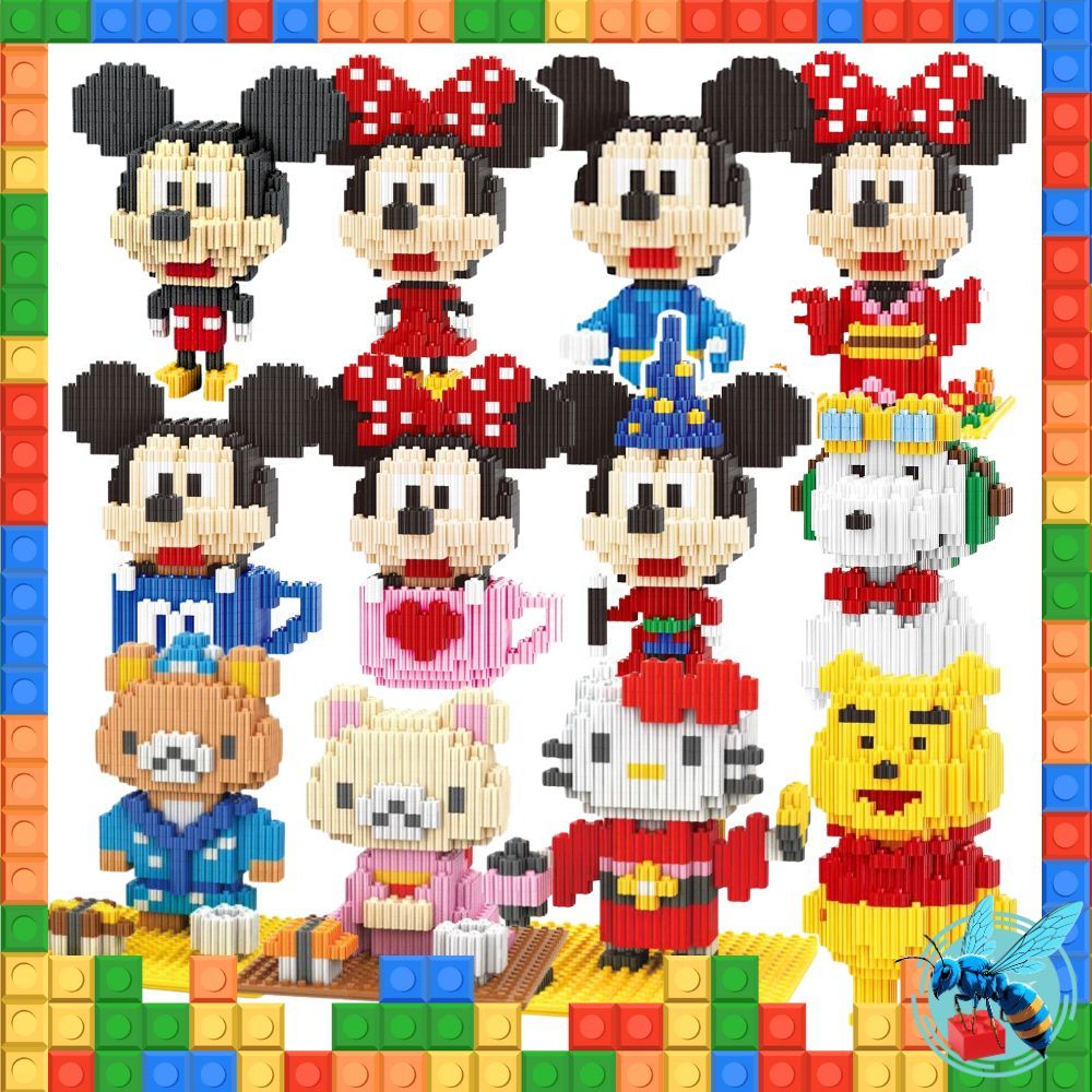 ตัวต่อ นาโน การ์ตูน แบบเฟือง Nanoblock Cartoon Linkgo Building Block