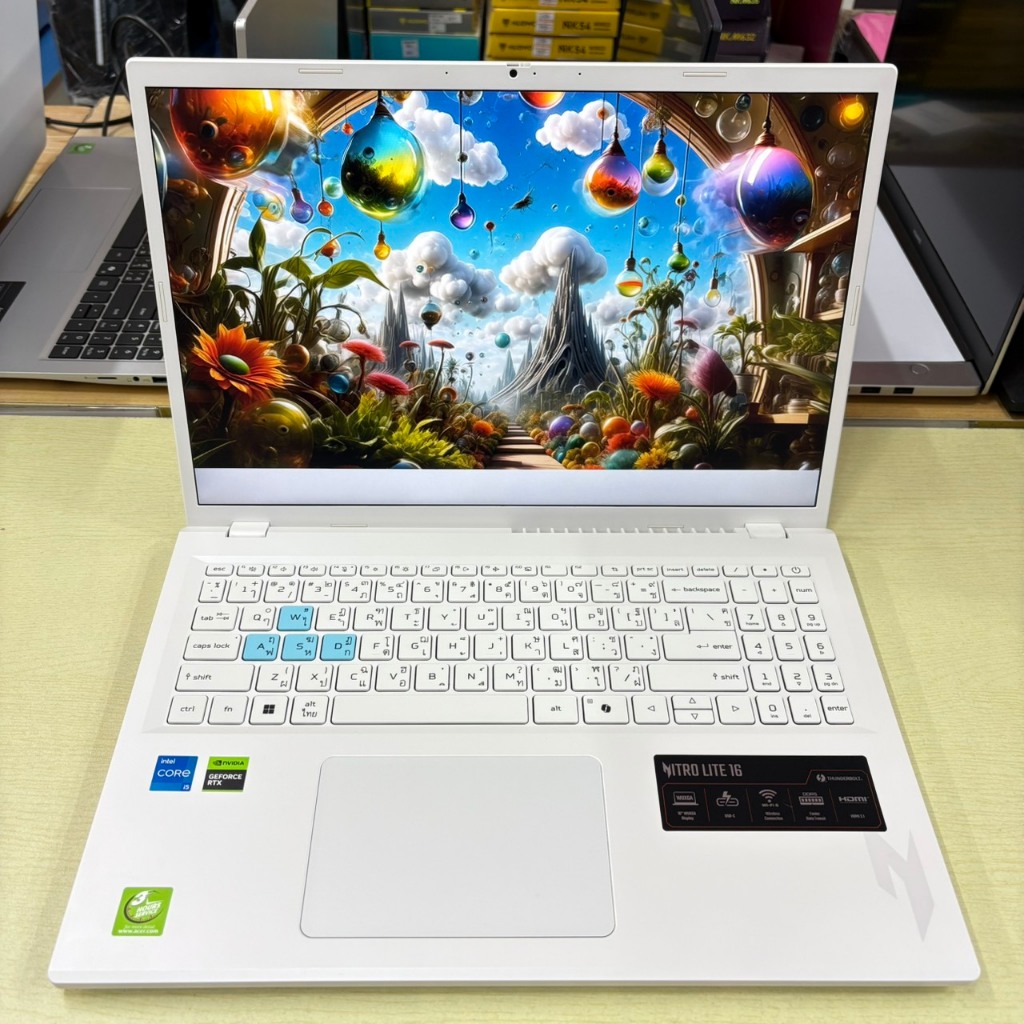 ACER  NITRO LITE 16  NL16 - 71G - 56RJ  ประกันศูนย์  Onsite  29/04/2028  สภาพเครื่อง  97%