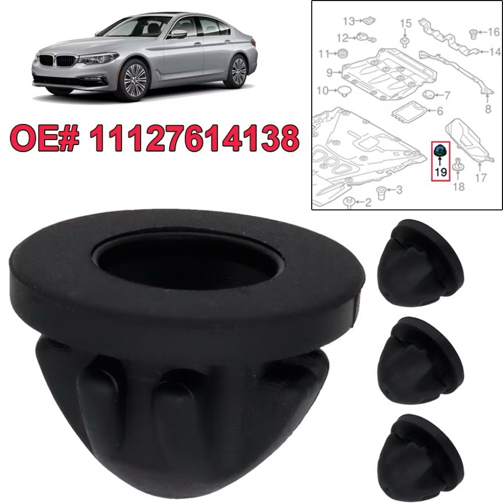 ยางรองฝาครอบเครื่องยนต์ สำหรับ BMW F20 F45 E90 E91 F33 F10 F12 F01 X1 X2 X3 X4 X5 X6 X7