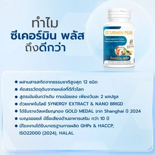 [ 7กระปุก แถมบาลานซ์ ลีฟ ] เบญจออยล์ ซีเคอร์มิน พลัส BENJA OIL SECURMIN PLUS น้ำมันสกัดเย็น12ชนิด