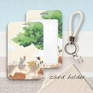 [พร้อมส่ง] Card Holder ที่ใส่บัตรลายน้องแมวโฮมมี่ สำหรับคีย์การ์ด บัตรโดยสาร Biangels