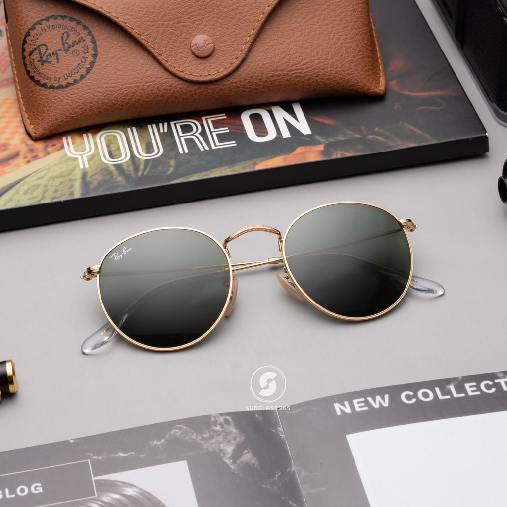 Ray-Ban RB 3447 Round Metal ( size 50 )ใหม่มาก