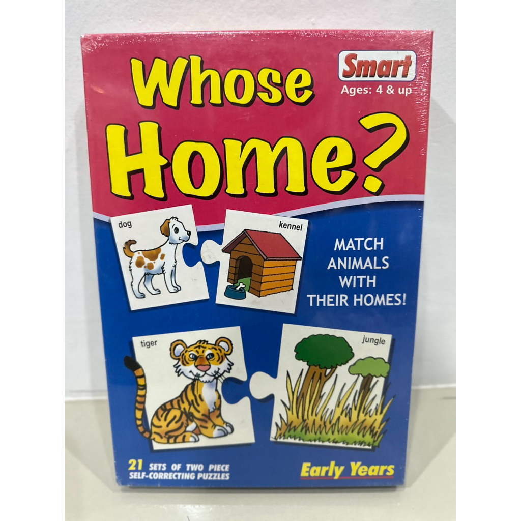 Smart – Whose Home?  เกมจับคู่ “สัตว์และบ้านของมัน” ของเล่นเด็ก 4 ขวบ ฝึกสมอง เสริมพัฒนาการ เกมการศึกษา