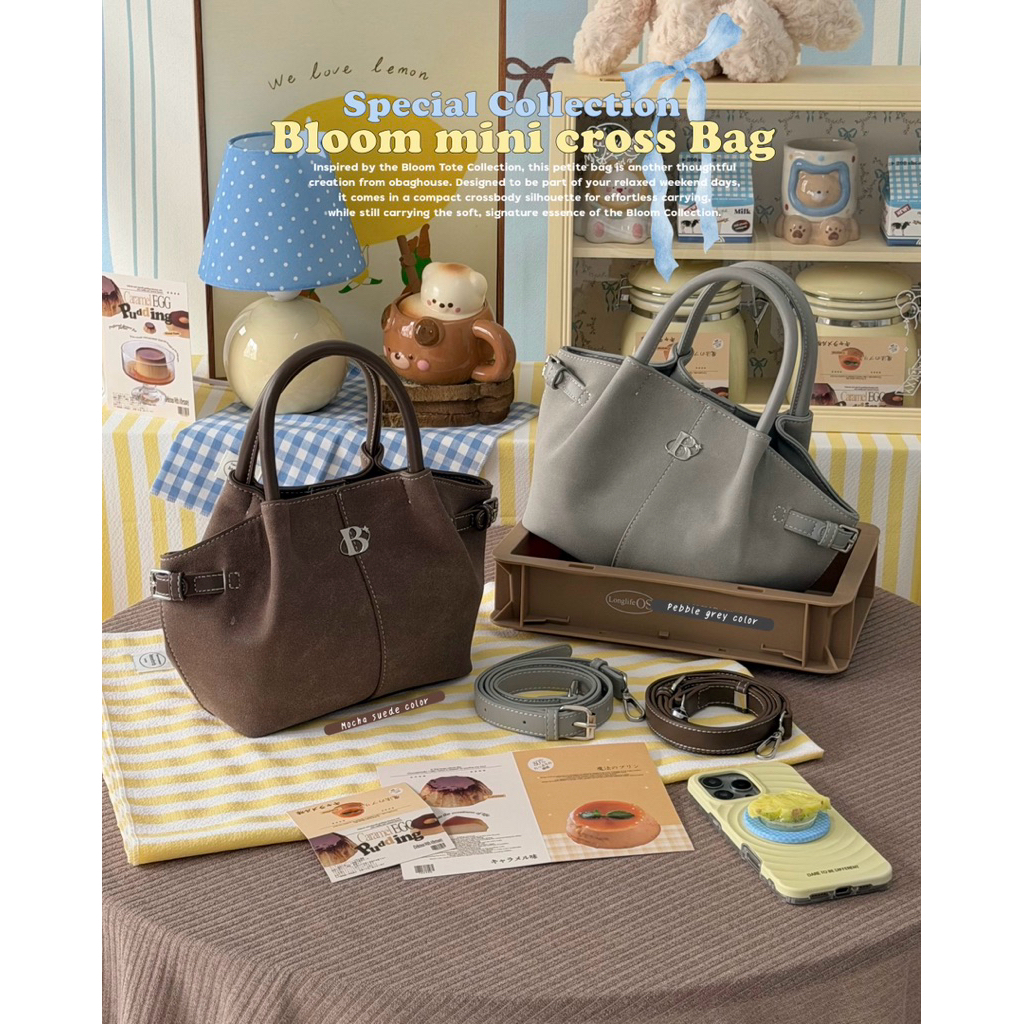 OBAGHOUSE- Bloom mini cross bag อย่าลืมอ่านรายละเอียดสินค้าก่อนสั่งซื้อ (10) (Special collection ไม่ทำเพิ่มแล้วน้า) - รูปที่ 6