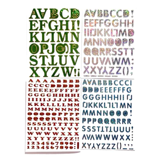 🎾New Update🎾 สติ๊กเกอร์ตัวอักษร A-Z สติกเกอร์ขอบทอง สติ๊กเกอร์ม้อบแม้บวิ้งๆ สติกเกอร์90s Sticker *สั่งขั้นต่ำ 4 แผ่น*