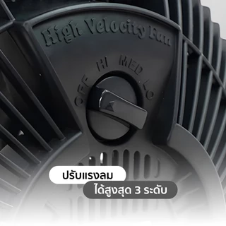 AIKO TF-1001 พัดลมตั้งโต๊ะ 10 นิ้ว ก้ม-เงย มีเทอร์โมฟิล High Velocity Fan รับประกันมอเตอร์ 2 ปี