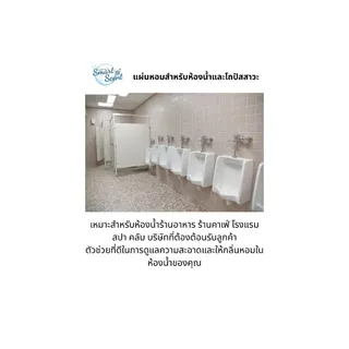 (ตะไคร้หอม อโรม่า สปาไทย) Smart Scent แผ่นหอมสำหรับโถปัสสาวะและห้องน้ำ ปรับอากาศให้หอมสะอาด ลดกลิ่นฉุน ดับกลิ่นอับ