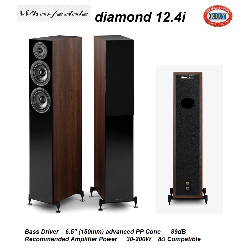 WHARFEDALE  DIAMOND  12.4i   FLOORSTAND  SPEAKER