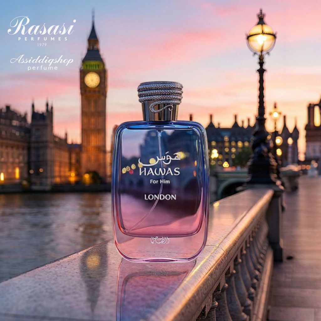 Hawas London  Eau De Perfum  Rasasi 100 ml แท้💯 (สินค้าพร้อมส่ง)