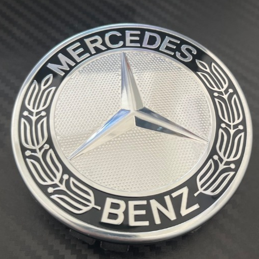 (ราคาต่อ1ชิ้น) โลโก้ดุมล้อ ของแท้ รถเบนซ์ GLA250 W156 X156 (A171 400 01 25 9040) Mercedes-Benz