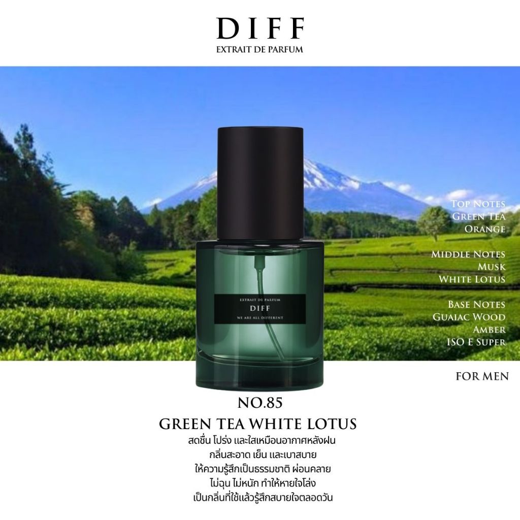 No.85 DIFF Extrait de parfum Green Tea White Lotus