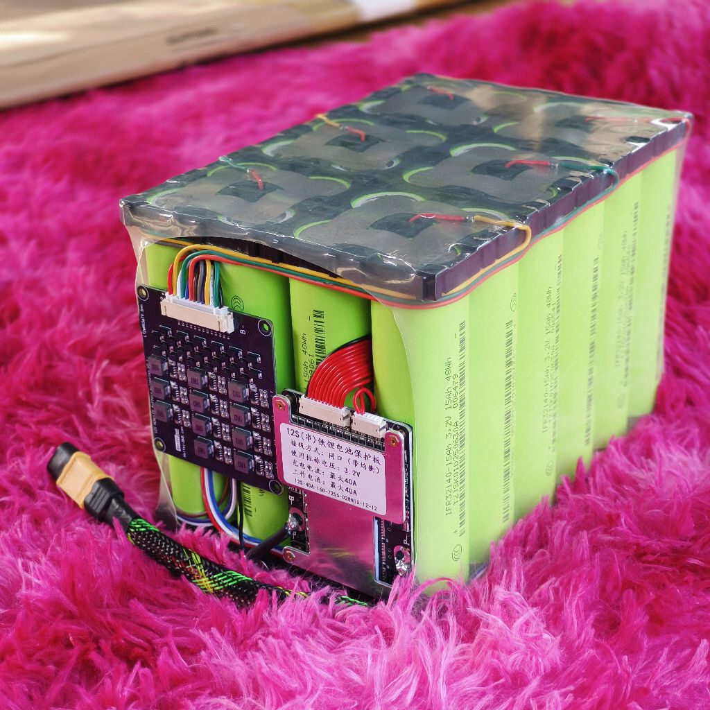แบตเตอรี่ lifepo4 12s 30ah (41v) แท้100% พร้อมใช้งาน
