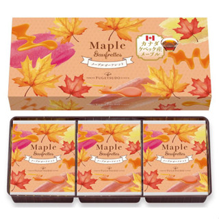 ขนมเมเปิลโกเฟรตของ Tokyo Fugetsudo Ginza กล่องละ 12 ชิ้น