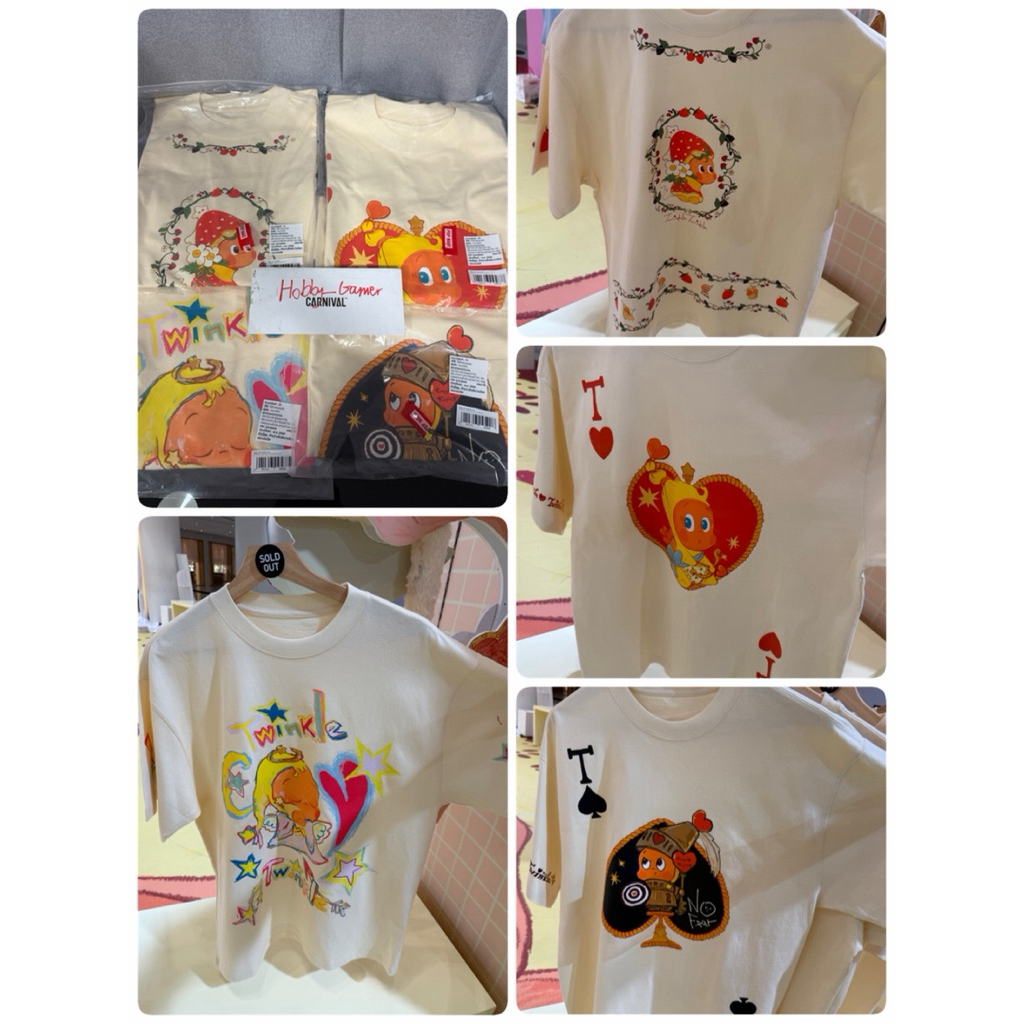 (มือ1 พร้อมส่งด่วน ถูกที่สุด!! ของแท้💯) เสื้อ Twinkle Twinkle  Freesize งาน Pop Mart Pop-Up @ Siam P