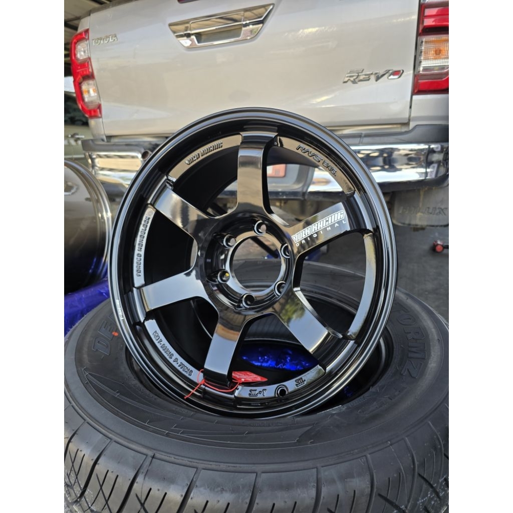 ล้อTE37 ก้านยก ขอบ18กว้าง9ออฟ0