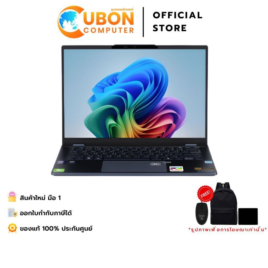 ACER Swift GO SFG14-75-78J1 NOTEBOOK (โน้ตบุ๊ค) INTEL CORE ULTRA 7 258V / 32GB / 1TB / WIN 11+OFF / 