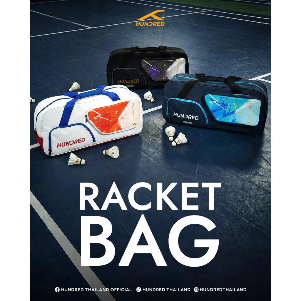 กระเป๋าแบดมินตัน HUNDRED racket bag - HBCB-4M257