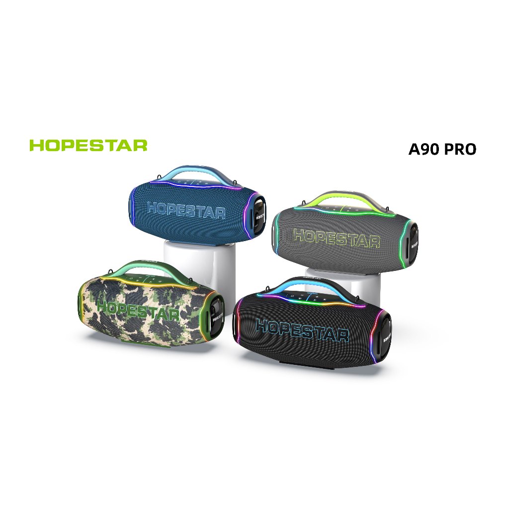 HOPSTAR A90 ลำโพงบลูทูธ (700W) พร้อมไมล์ลอย1ตัว ลำโพง8ดอก