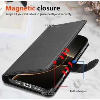 BOSS เคสฝาพับ ล็อคได้ สำหรับ Realme C85 15X 15T 15Pro Note70 C71 C75X C75 Note50 Note60 14 14T 14Pro C63 C61 C53 C51