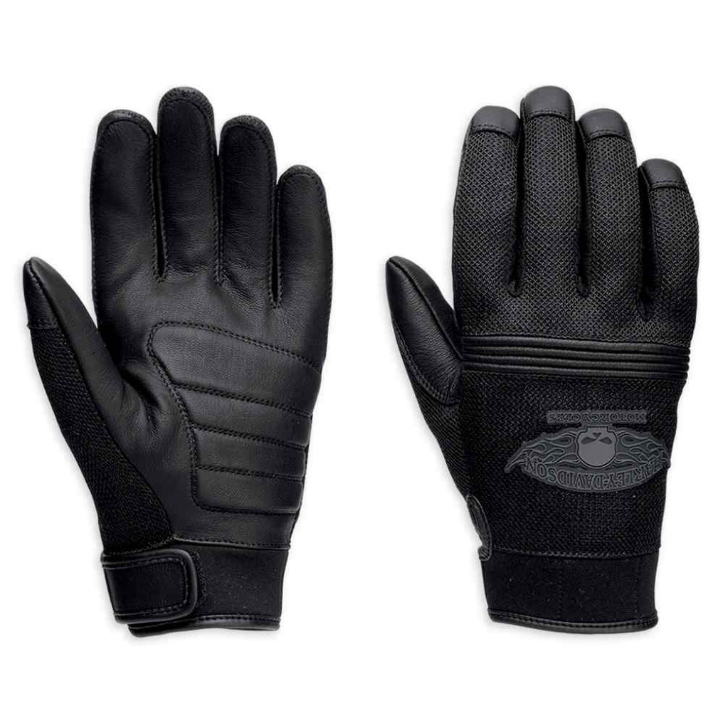 ถุงมือ MEN’S WINGED WILLIE G SKULL GLOVES 98278-14VM