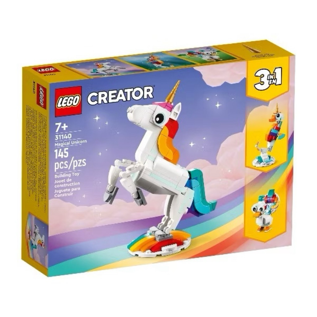 LEGO® 31140 Creator 3-in-1 Magical Unicorn เลโก้ของใหม่ ของแท้ บริการส่งด่วน
