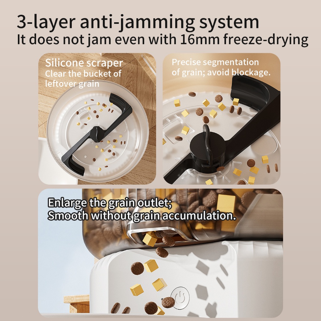 ที่ให้อาหารแมวอัตโนมัติ เครื่องให้อาหาร แมว สุนัข กระต่าย หารสัตว์เลี้ยงอัตโนมัติ ที่ใส่อาหารสัตว์เลี้ยง ราคา ถูกที่สุด ดีลบีเคเค แกลเลอรีภาพที่ 4