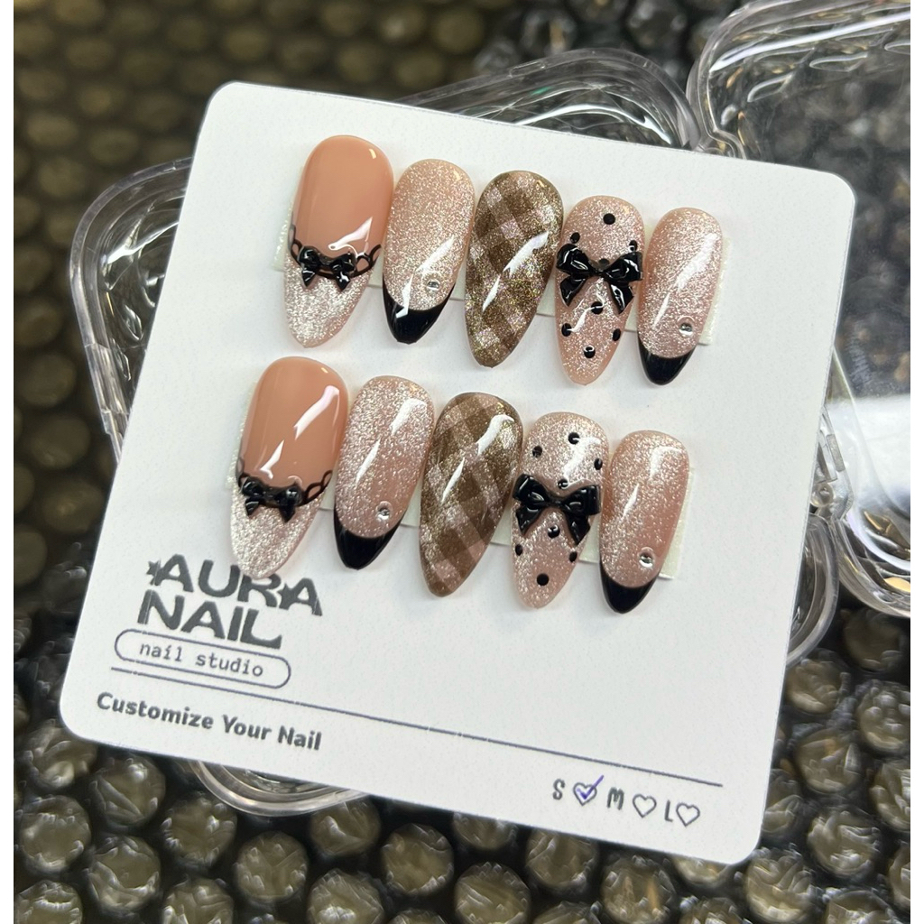 เล็บปลอมเจลแท้ 100% ✨ ฟรีอุปกรณ์ติดเล็บ ✨