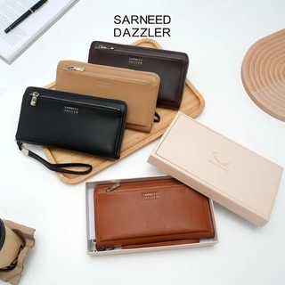 SARNEED Allure Wristlet กระเป๋าสตางค์ใบยาว (อะ-ลัวร์) พร้อมสายคล้องมือ หนังPU พรีเมียม นุ่มเบา ใส่แบงก์พันได้ไม่ต้องพับ